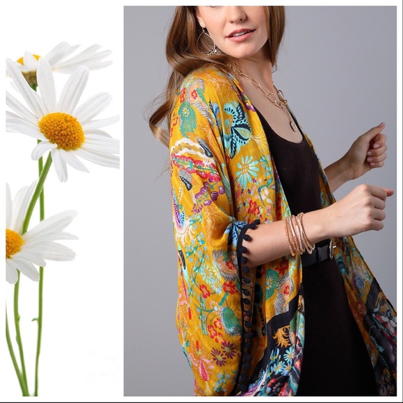 Isla Girly Bohemian Kimono - Picture 5 of 8